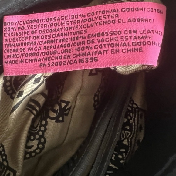 VTG Juicy Couture ‘I Need More Juicy’ Handbag Y2K Brown Velour Leather Trim - Picture 11 of 11